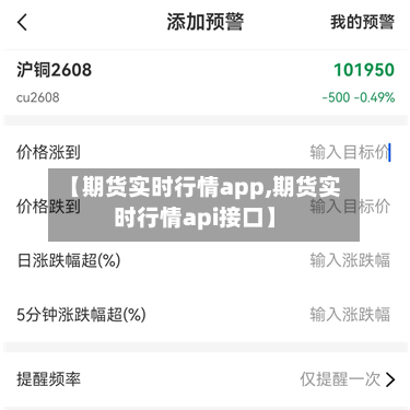【期货实时行情app,期货实时行情api接口】-第3张图片