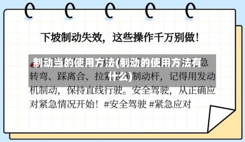 制动当的使用方法(制动的使用方法有什么)