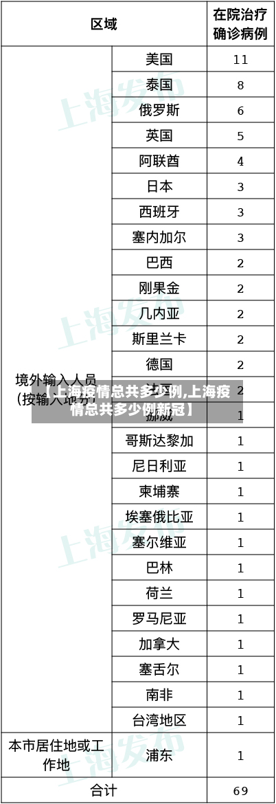 【上海疫情总共多少例,上海疫情总共多少例新冠】