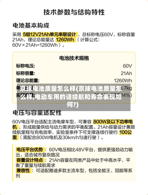 京球电池质量怎么样(京球电池质量怎么样,电动车用的话续航和寿命表现如何?)-第3张图片