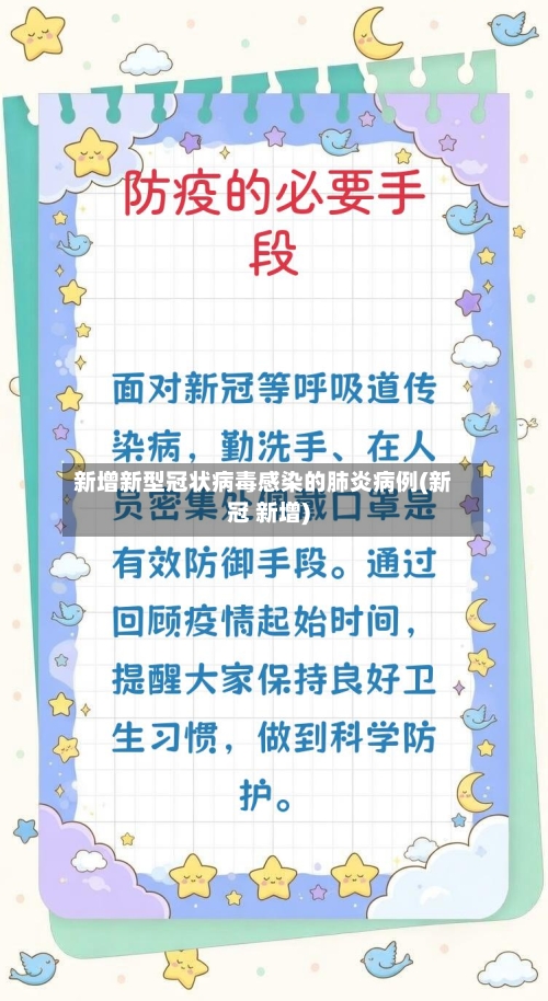 新增新型冠状病毒感染的肺炎病例(新冠 新增)-第2张图片