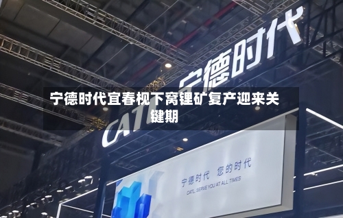 宁德时代宜春枧下窝锂矿复产迎来关键期-第2张图片