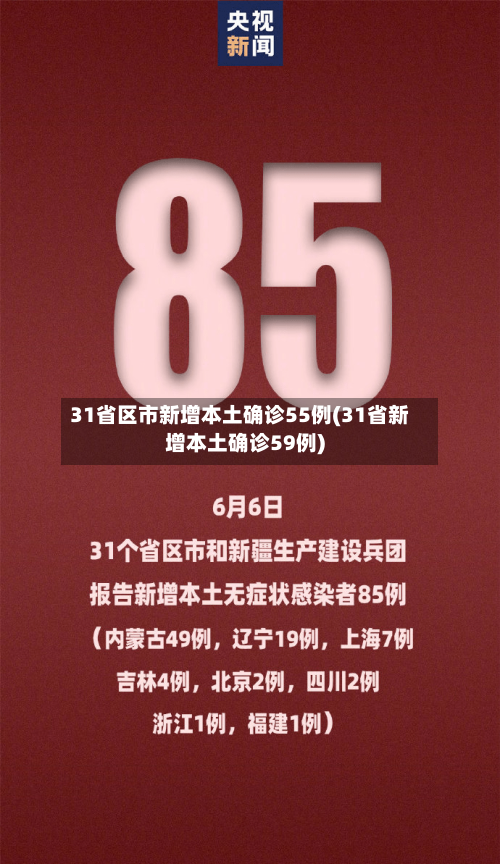 31省区市新增本土确诊55例(31省新增本土确诊59例)-第3张图片
