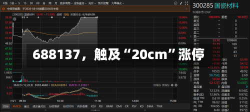 688137	，触及“20cm”涨停-第1张图片