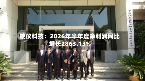 皖仪科技：2026年半年度净利润同比增长2863.13%