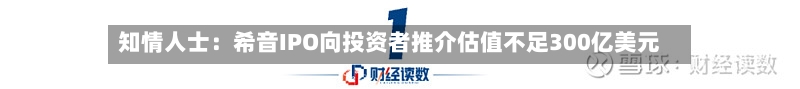 知情人士：希音IPO向投资者推介估值不足300亿美元-第2张图片