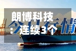朗博科技:连续3个交易日收盘价涨幅偏离值累超20%-第2张图片