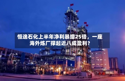恒逸石化上半年净利暴增25倍，一座海外炼厂撑起近八成盈利？-第1张图片