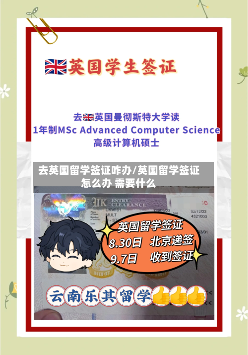 去英国留学签证咋办/英国留学签证怎么办 需要什么
