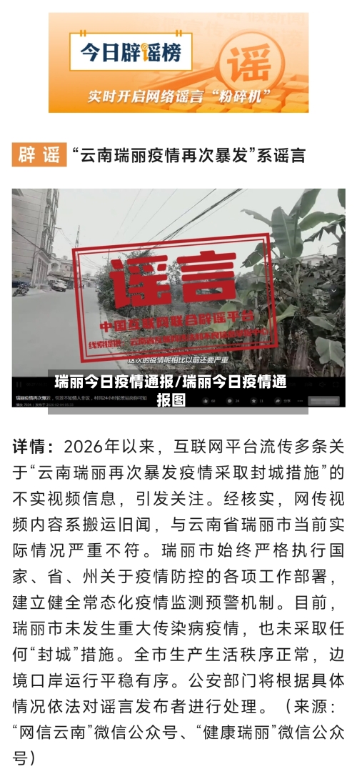 瑞丽今日疫情通报/瑞丽今日疫情通报图-第2张图片