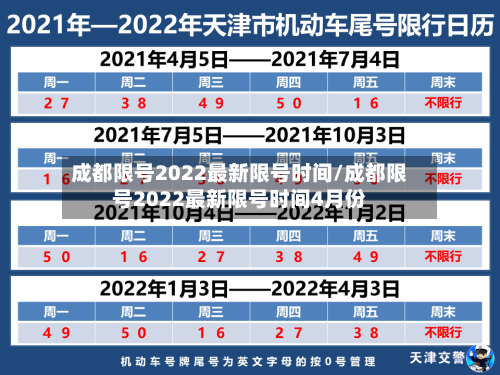 成都限号2022最新限号时间/成都限号2022最新限号时间4月份-第3张图片