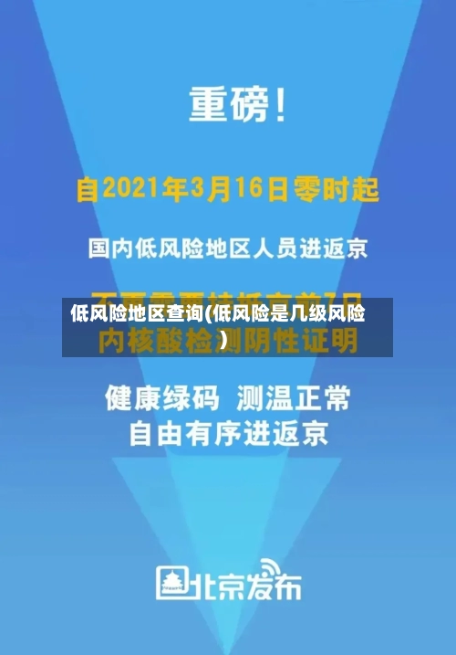 低风险地区查询(低风险是几级风险)