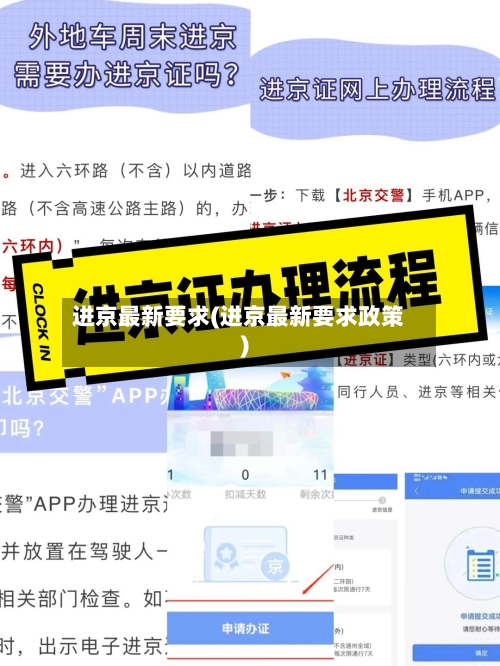 进京最新要求(进京最新要求政策)