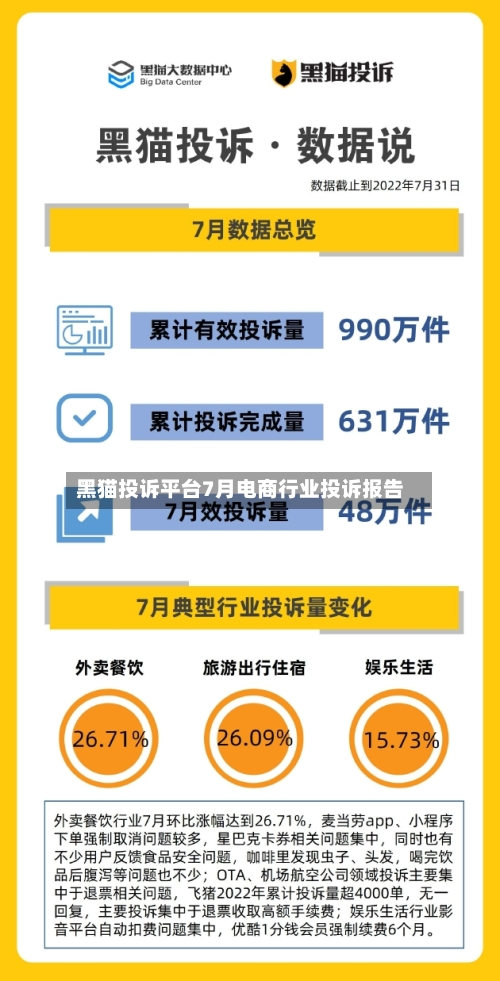 黑猫投诉平台7月电商行业投诉报告-第2张图片