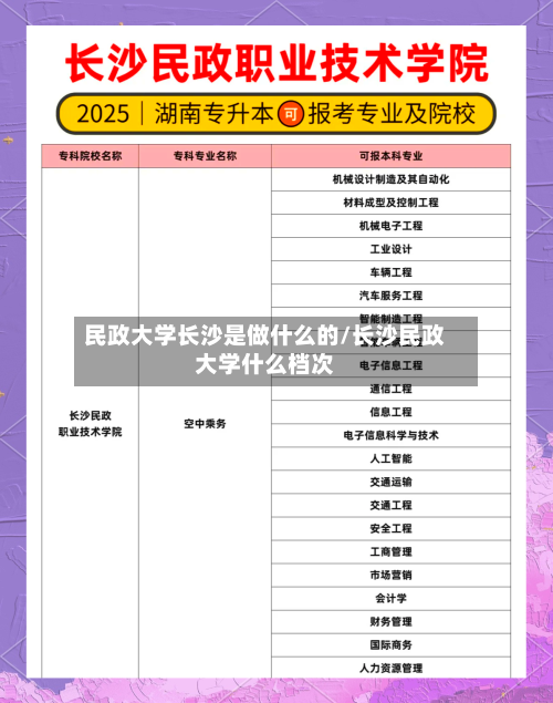 民政大学长沙是做什么的/长沙民政大学什么档次-第3张图片