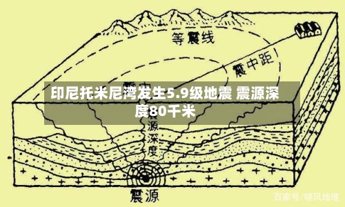 印尼托米尼湾发生5.9级地震 震源深度80千米