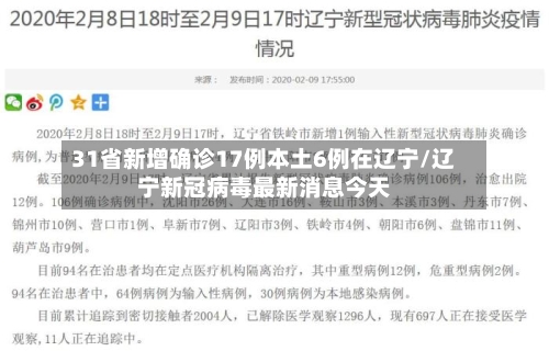 31省新增确诊17例本土6例在辽宁/辽宁新冠病毒最新消息今天-第3张图片