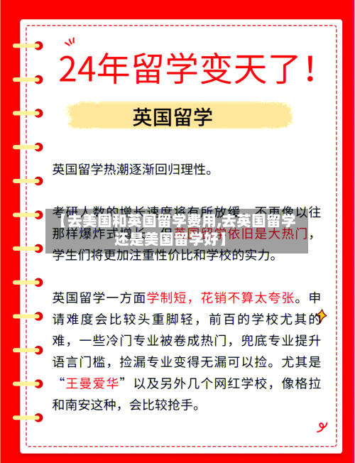 【去美国和英国留学费用,去英国留学还是美国留学好】-第2张图片