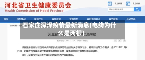 石家庄深泽疫情最新消息(电线为什么是两根)-第3张图片