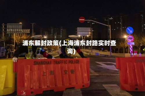 浦东解封政策(上海浦东封路实时查询)