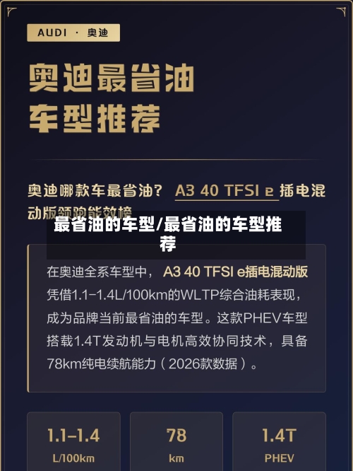 最省油的车型/最省油的车型推荐