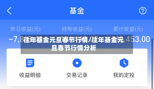 往年基金元旦春节行情/往年基金元旦春节行情分析