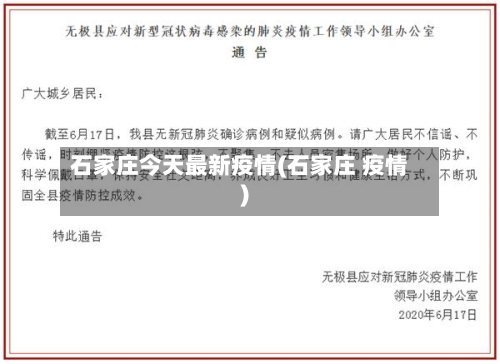 石家庄今天最新疫情(石家庄 疫情)-第3张图片