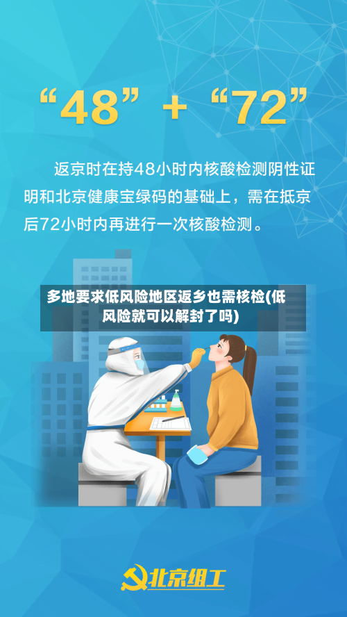 多地要求低风险地区返乡也需核检(低风险就可以解封了吗)