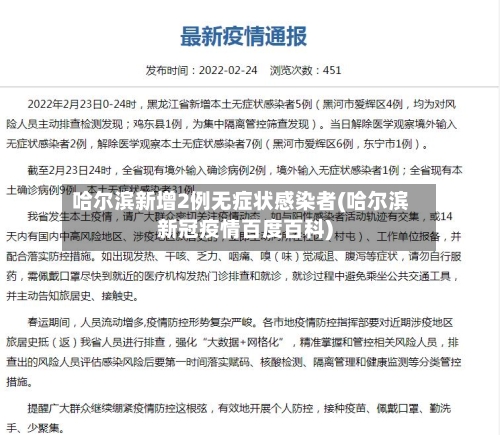 哈尔滨新增2例无症状感染者(哈尔滨新冠疫情百度百科)-第2张图片