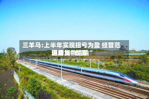 三羊马:上半年实现扭亏为盈 经营范围增加“世界道路货物运输”