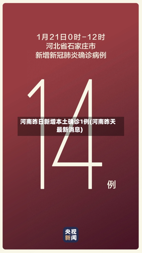 河南昨日新增本土确诊1例(河南昨天最新消息)-第2张图片