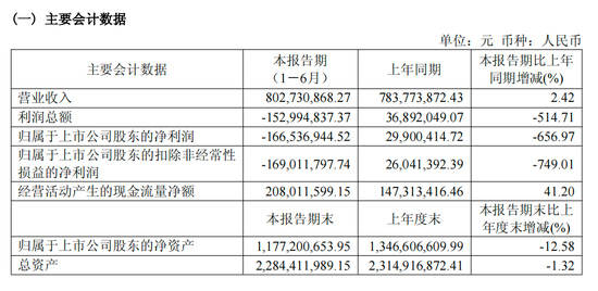 上纬新材“易主”后首份半年报：“增收不增利”问题显现	，机器人业务仍无营收